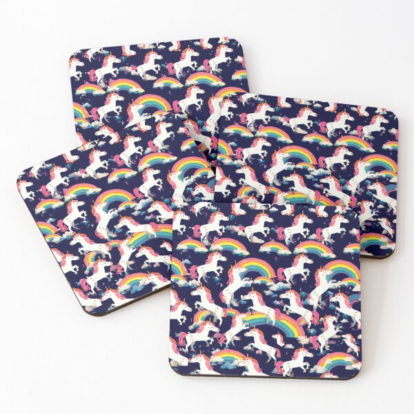Item preview, Unicorn and rainbow pattern  designed and sold by Heaven1111.