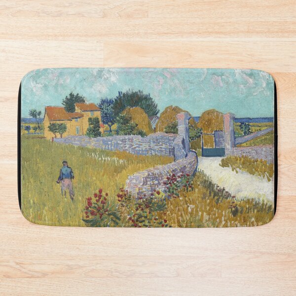 Item preview, Farmhouse in Provence by Vincent van Gogh: Rustic Post Impressionist Poster designed and sold by artofuniverse.
