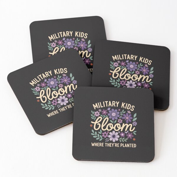 Item preview, Military Kid Bloom Where Planted Purple Up Dandelion designed and sold by kiralynstration.