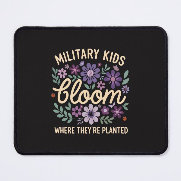 Item preview, Military Kid Bloom Where Planted Purple Up Dandelion designed and sold by kiralynstration.