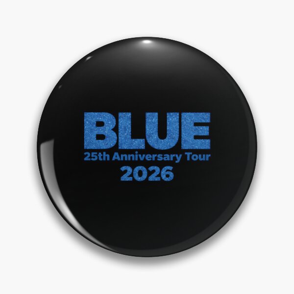 Item preview, BLUE 25th Anniversary Tour 2026 Glitter designed and sold by MEMCATDESING.