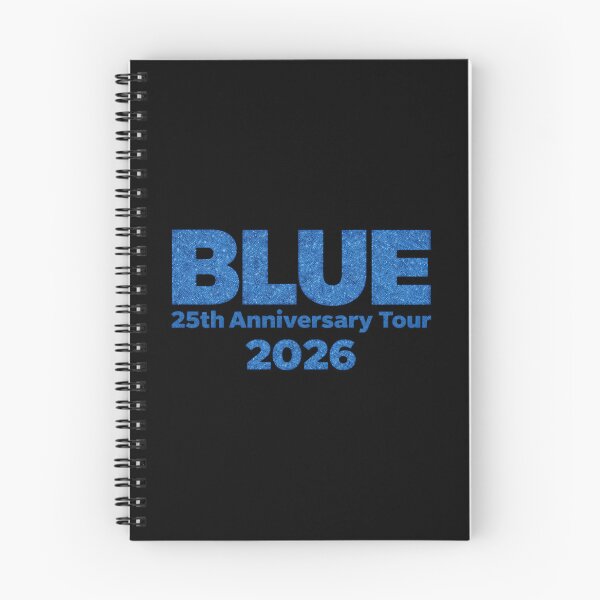 Item preview, BLUE 25th Anniversary Tour 2026 Glitter designed and sold by MEMCATDESING.