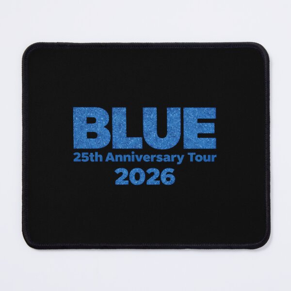 Item preview, BLUE 25th Anniversary Tour 2026 Glitter designed and sold by MEMCATDESING.