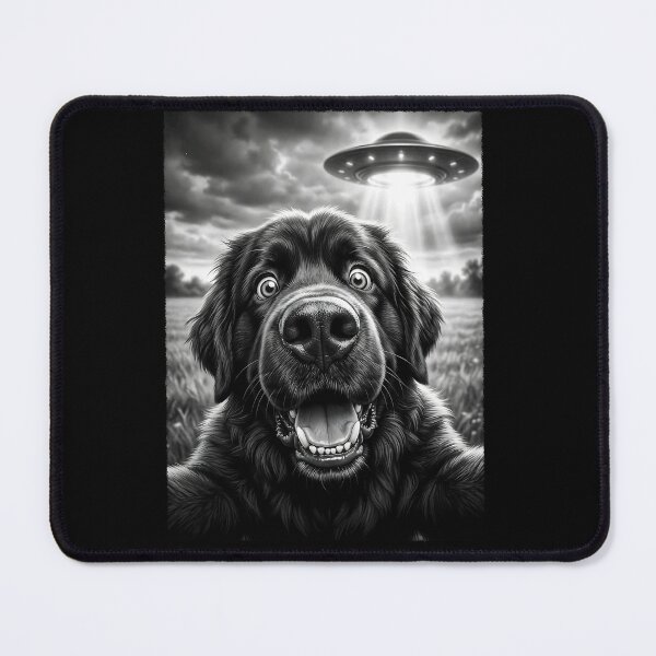 Item preview, Vintage Newfoundland UFO Alien Dog Mom Dad Lover designed and sold by TerryConnells.