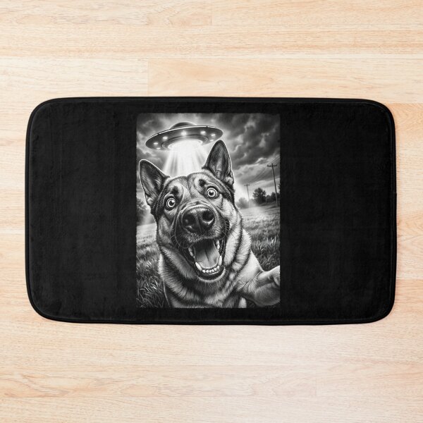Item preview, Vintage Norwegian Elkhound UFO Alien Dog Mom Dad Lover designed and sold by TerryConnells.