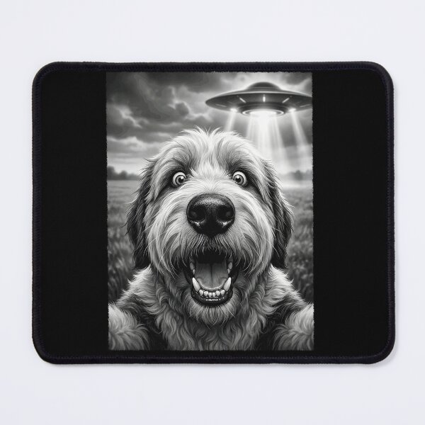 Item preview, Vintage Old English Sheepdog UFO Alien Dog Mom Dad Lover designed and sold by TerryConnells.