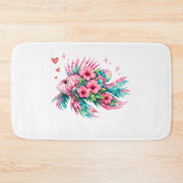 Item preview, Lionfish Tropical Floral Ocean Art designed and sold by JessArty ⭐⭐⭐⭐⭐.