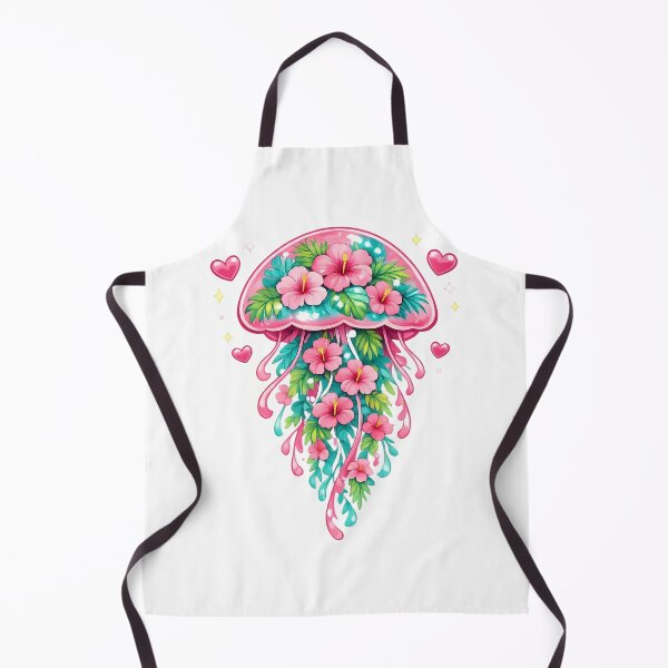 Item preview, Cute Floral Jellyfish Hearts Watercolor Design designed and sold by JessArty ⭐⭐⭐⭐⭐.
