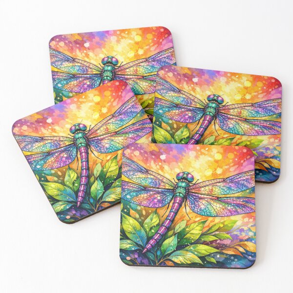 Item preview, Shimmering dragonfly in a sea of colors designed and sold by Sigtrix.