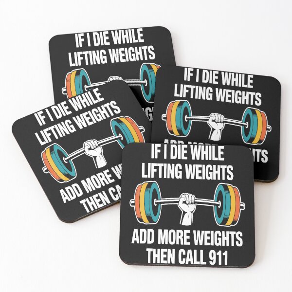 Item preview, If I Die While Lifting Weights Funny Gym Humor designed and sold by eliramaison.