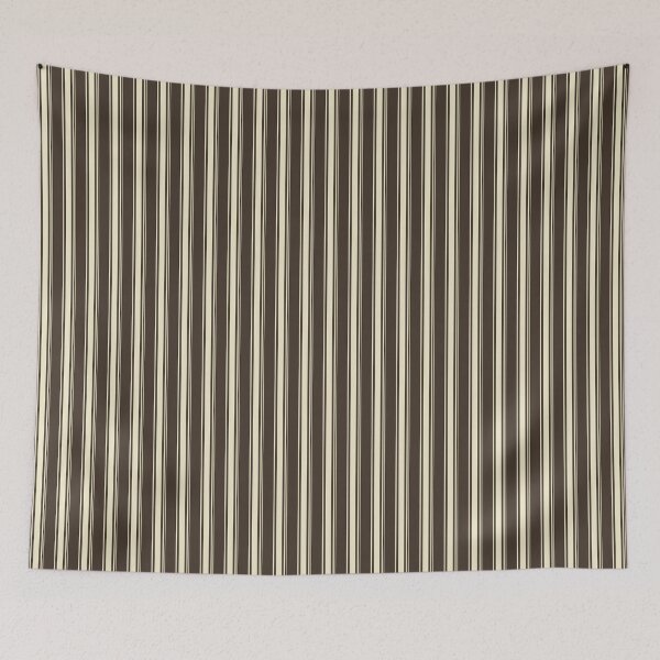 Item preview, Brown beige pinstripe pattern vertical thin stripes minimalist neutral aesthetic designed and sold by WildHugeDot.