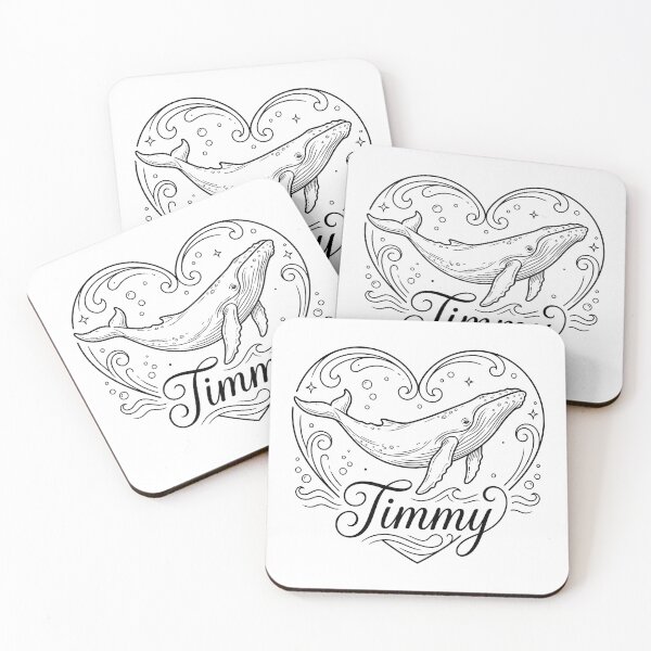 Item preview, Black and white illustration of humpback whale Timmy designed and sold by Print-Zoo.