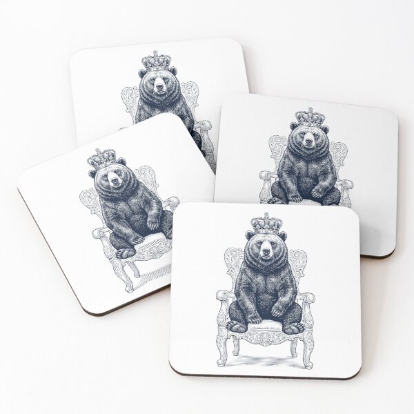 Item preview, Vintage Bear King Crown Funny Animal Lover designed and sold by DoodleTortle.