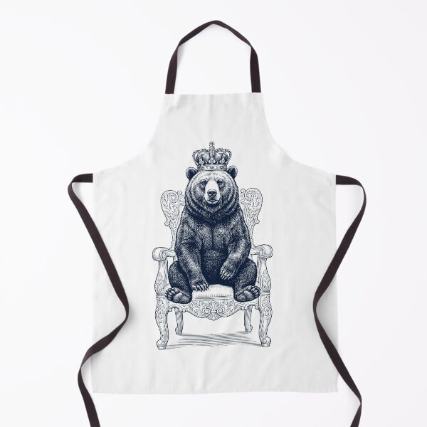 Item preview, Vintage Bear King Crown Funny Animal Lover designed and sold by DoodleTortle.