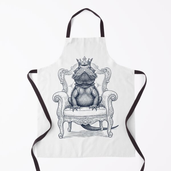 Item preview, Vintage Bearded Dragon King Crown Funny Animal Lover designed and sold by DoodleTortle.