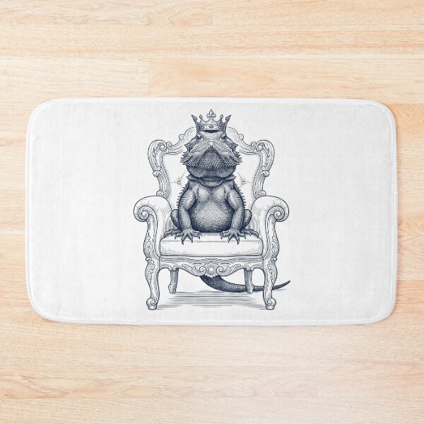 Item preview, Vintage Bearded Dragon King Crown Funny Animal Lover designed and sold by DoodleTortle.