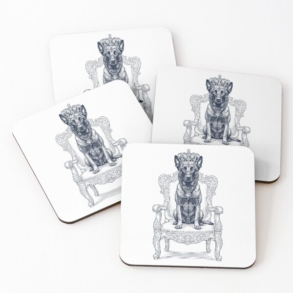 Item preview, Vintage Belgian Malinois King Crown Funny Dog Lover designed and sold by DoodleTortle.