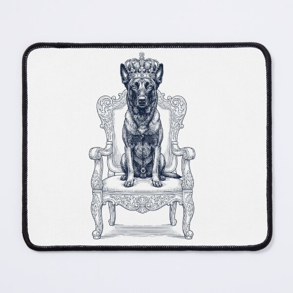 Item preview, Vintage Belgian Malinois King Crown Funny Dog Lover designed and sold by DoodleTortle.