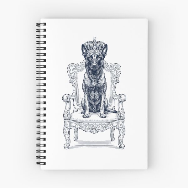 Item preview, Vintage Belgian Malinois King Crown Funny Dog Lover designed and sold by DoodleTortle.