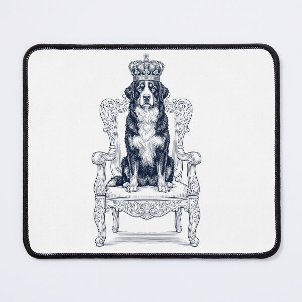 Item preview, Vintage Bernese Mountain Dog King Crown Funny Dog Lover designed and sold by DoodleTortle.