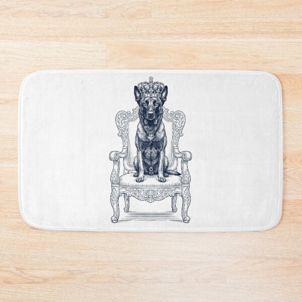 Item preview, Vintage Belgian Malinois King Crown Funny Dog Lover designed and sold by DoodleTortle.