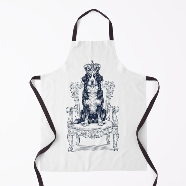 Item preview, Vintage Bernese Mountain Dog King Crown Funny Dog Lover designed and sold by DoodleTortle.