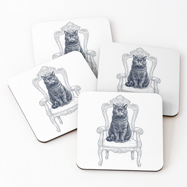 Item preview, Vintage Black Cat King Crown Funny Animal Lover designed and sold by DoodleTortle.