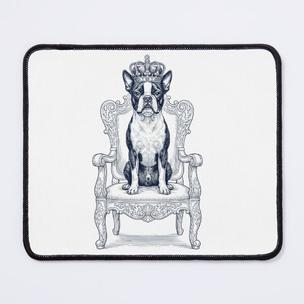 Item preview, Vintage Boston Terrier King Crown Funny Dog Lover designed and sold by DoodleTortle.