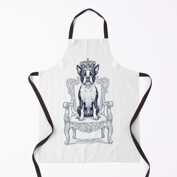 Item preview, Vintage Boston Terrier King Crown Funny Dog Lover designed and sold by DoodleTortle.
