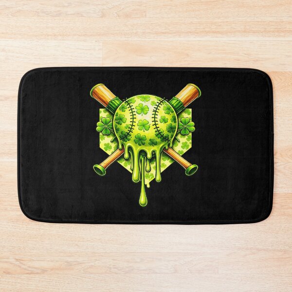 Item preview, Shamrock Baseball Drip Green St Patrick’s Day designed and sold by miaa-artistshop.