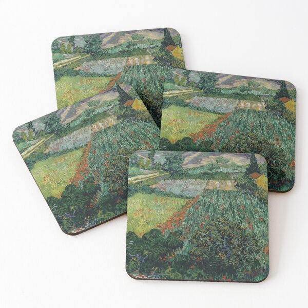 Item preview, Field With Poppies by Vincent van Gogh: Vibrant Post Impressionist Landscape designed and sold by artofuniverse.
