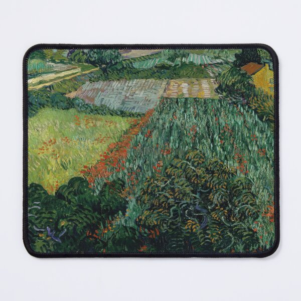 Item preview, Field With Poppies by Vincent van Gogh: Vibrant Post Impressionist Landscape designed and sold by artofuniverse.