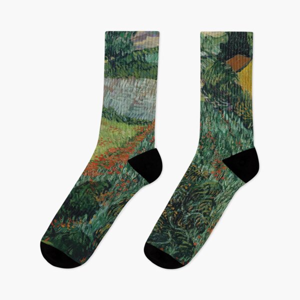 Item preview, Field With Poppies by Vincent van Gogh: Vibrant Post Impressionist Landscape designed and sold by artofuniverse.