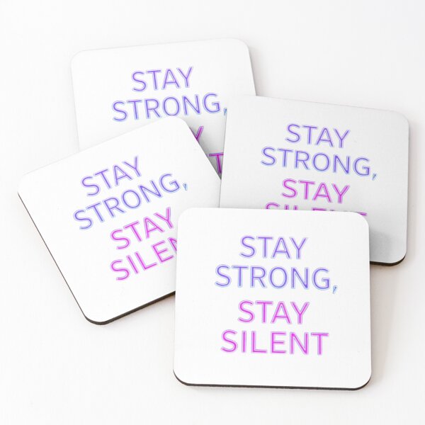 Item preview, Stay Strong Stay Silent – Motivational Minimalist Quote Design designed and sold by 1TruthMatrix.