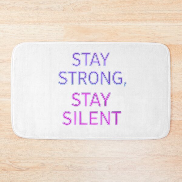 Item preview, Stay Strong Stay Silent – Motivational Minimalist Quote Design designed and sold by 1TruthMatrix.