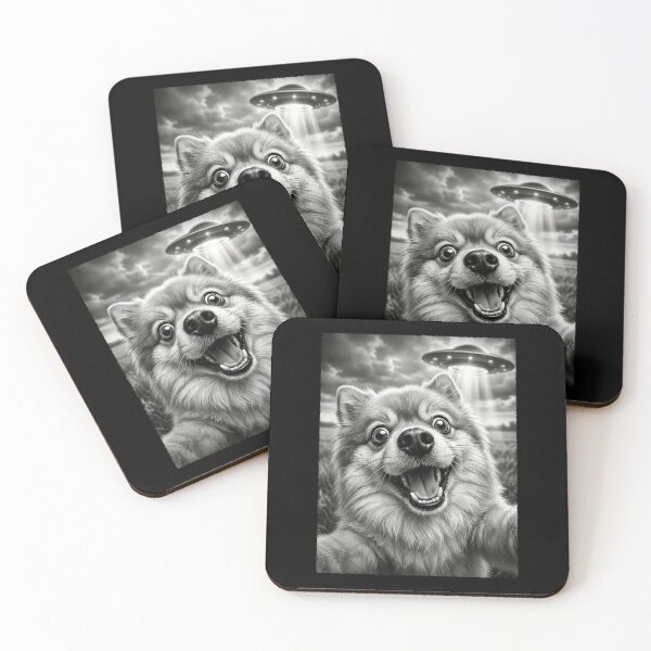 Item preview, Vintage Pomeranian UFO Alien Dog Mom Dad Lover designed and sold by TerryConnells.