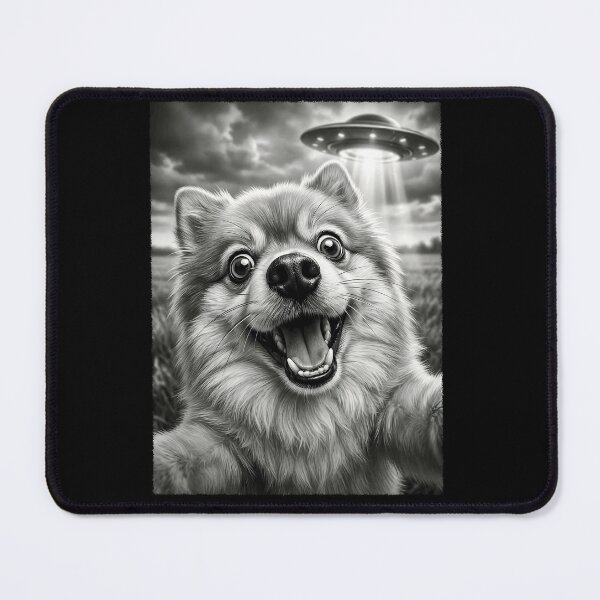 Item preview, Vintage Pomeranian UFO Alien Dog Mom Dad Lover designed and sold by TerryConnells.