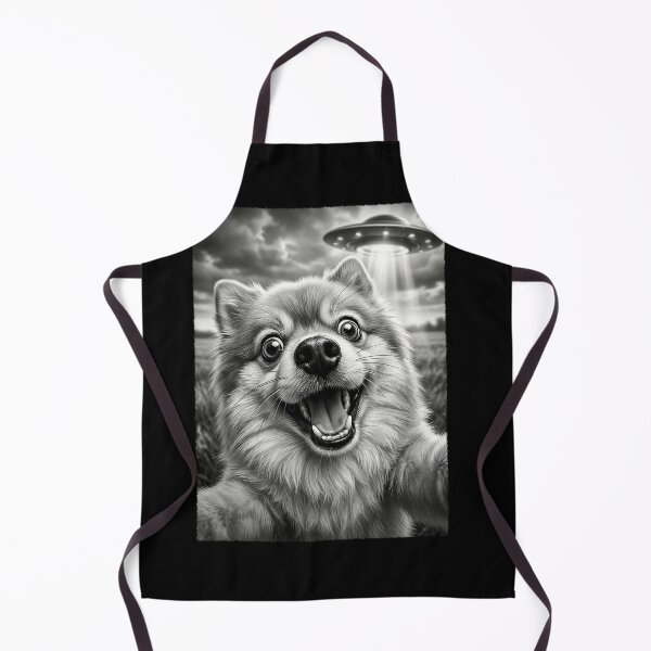 Artikelvorschau, Vintage Pomeranian UFO Alien Hund Mama Papa Liebhaber entworfen und verkauft von TerryConnells.