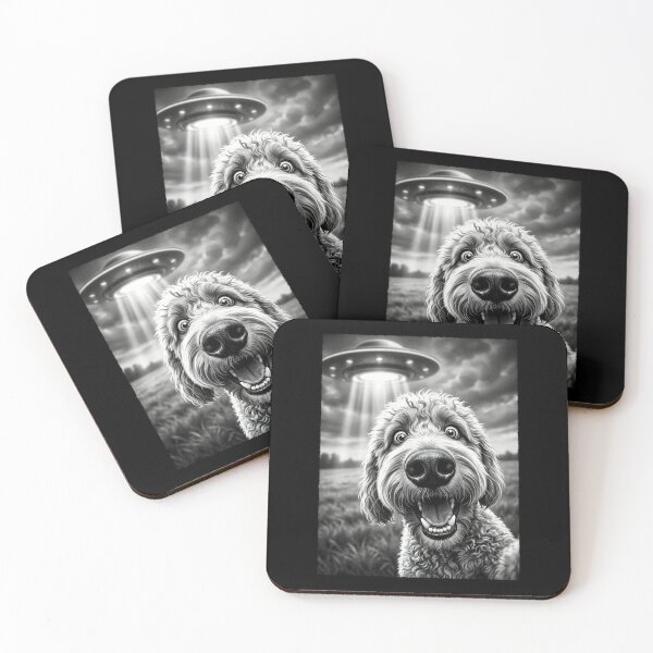 Item preview, Vintage Poodle UFO Alien Dog Mom Dad Lover designed and sold by TerryConnells.