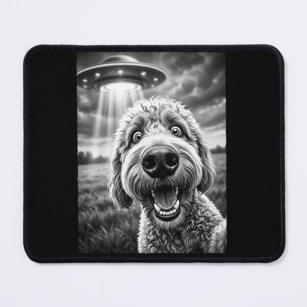 Item preview, Vintage Poodle UFO Alien Dog Mom Dad Lover designed and sold by TerryConnells.