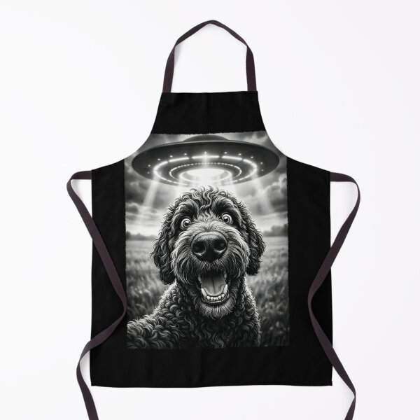 Item preview, Vintage Portuguese Water Dog UFO Alien Dog Mom Dad Lover designed and sold by TerryConnells.