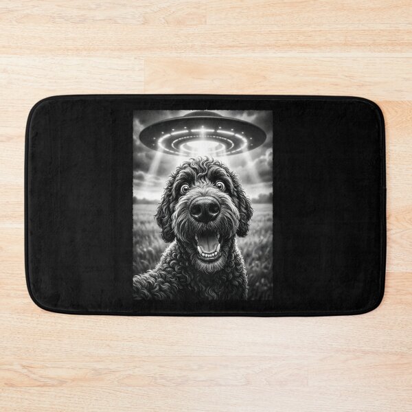 Item preview, Vintage Portuguese Water Dog UFO Alien Dog Mom Dad Lover designed and sold by TerryConnells.