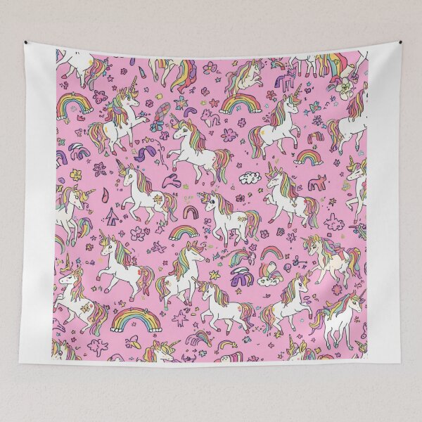 Item preview, Unicorn and rainbow pattern  designed and sold by Heaven1111.