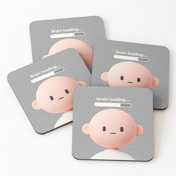 Item preview, Brain Loading Minimal Funny Mood Design designed and sold by CozyCramStudio.