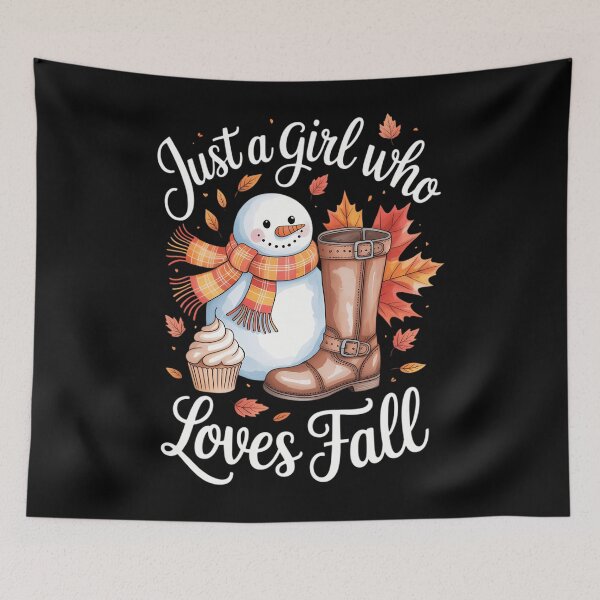 Item preview, Just A Girl Who Loves Fall Pumpkin Sweater Autumn Leaveseo designed and sold by TrinaEspinoza.