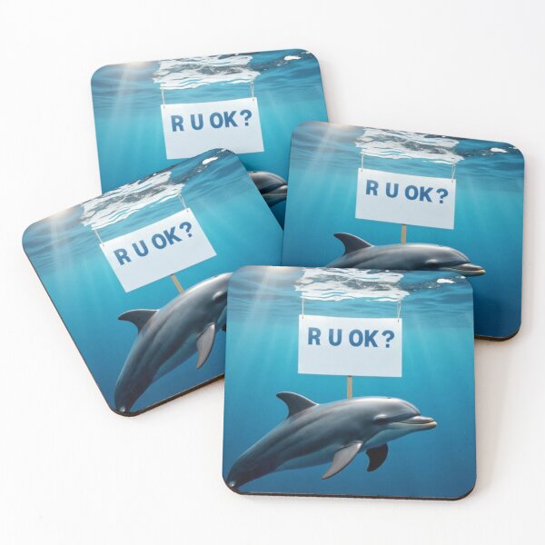 Item preview, Dolphin Mental Health Check - "R U OK designed and sold by GUINewAlex.