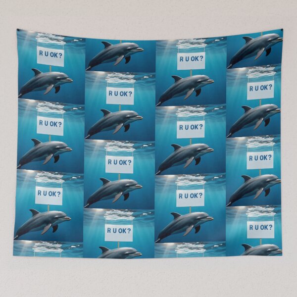 Item preview, Dolphin Mental Health Check - "R U OK designed and sold by GUINewAlex.