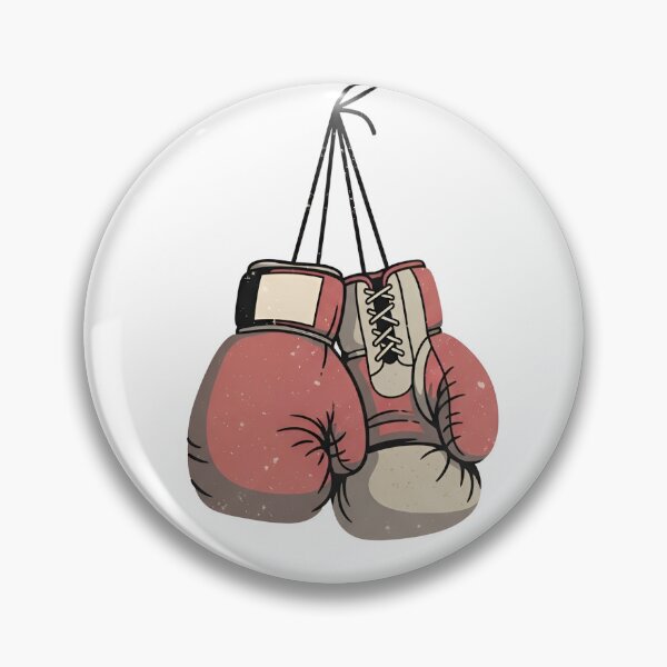 Item preview, a single pink boxing glove lying on a white surface with a black background designed and sold by VerizalShop.