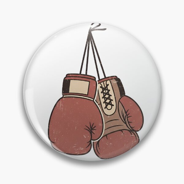 Item preview, a single red boxing glove lying on a black canvas designed and sold by VerizalShop.