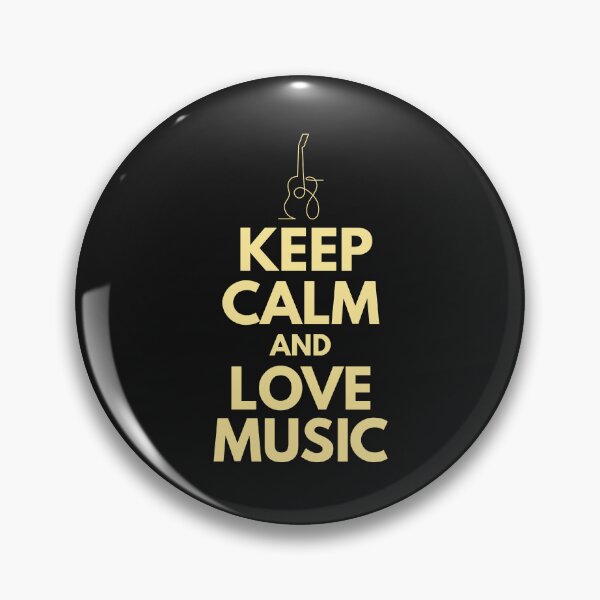 Item preview, Keep Calm And Love Music designed and sold by Joyful-Pixel.
